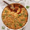Mexicansk vegetarisk tærte med butterdejslåg - Opskrift