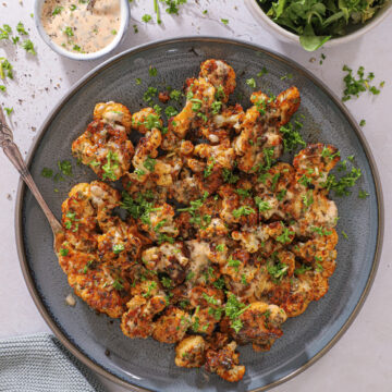 Bagt Blomkål med Chilimayo - Perfekt Tilbehør og Vegetarisk Ret
