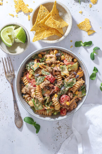 Taco pastasalat med oksekød – Nem og lækker mexicansk pastasalat