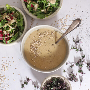 Tahindressing – Opskrift på nem og cremet tahin dressing