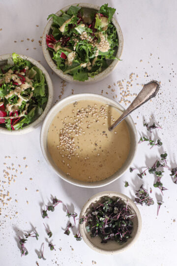 Tahindressing – Opskrift på nem og cremet tahin dressing