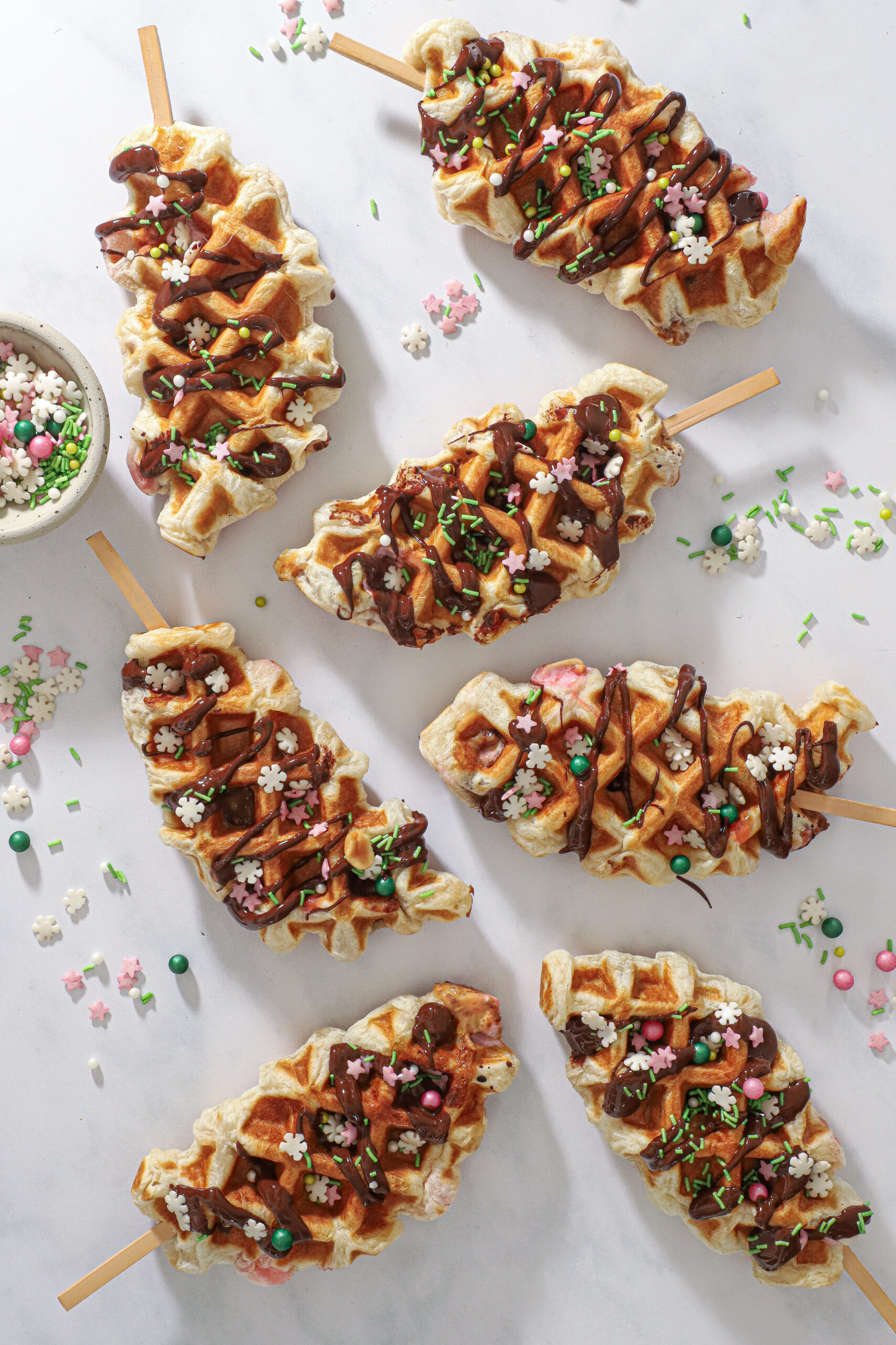 Rocky Road Croffles – Sprøde croissantvafler med julefyld