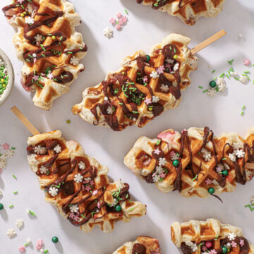 Rocky Road Croffles – Sprøde croissantvafler med julefyld